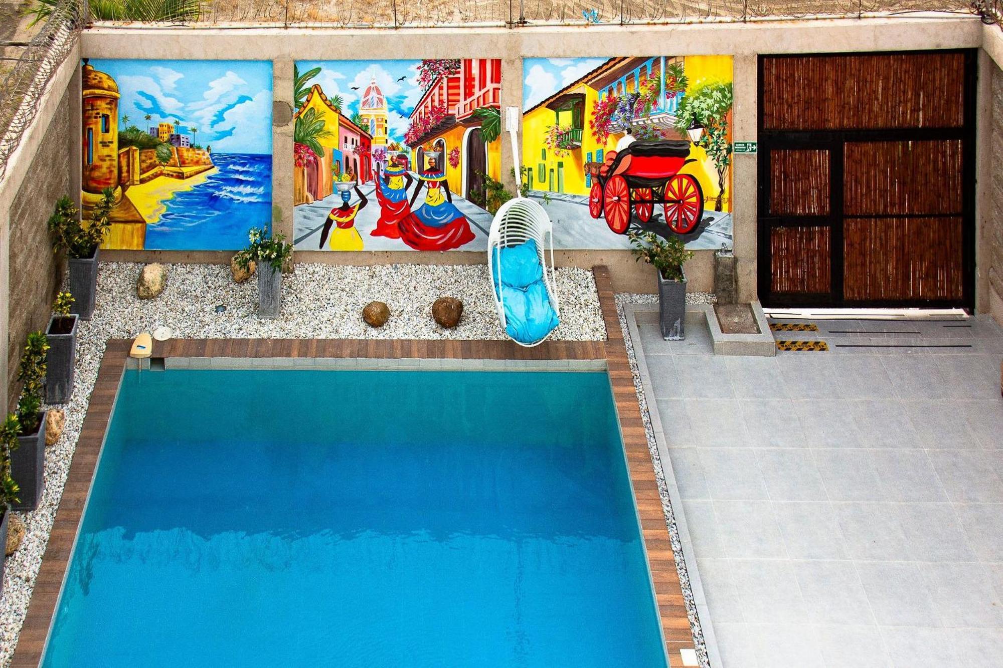 Amazing Beach House 13Br W/Pool & Staff Cartagena エクステリア 写真